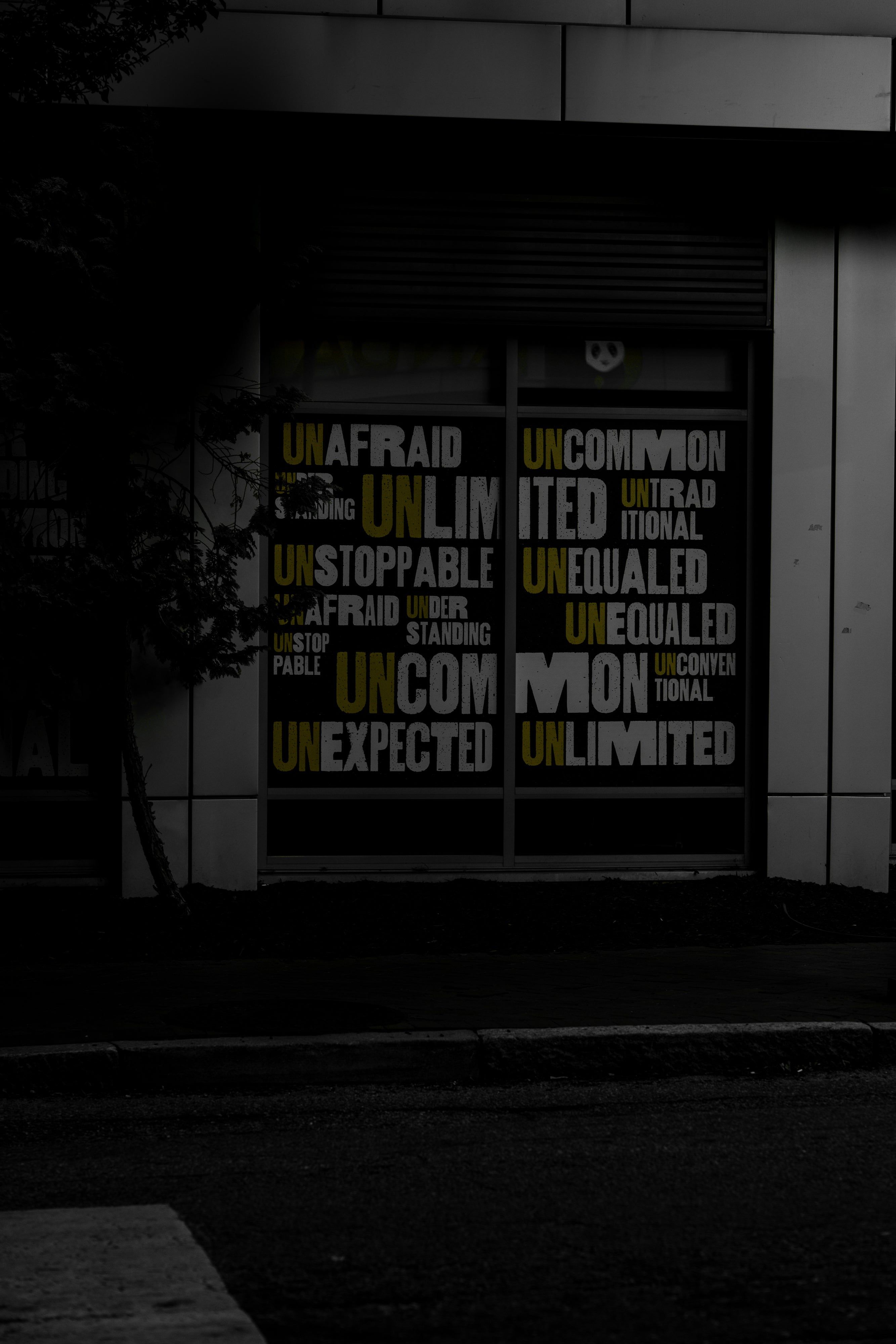 "Unlimited Mindset"- moody urban street